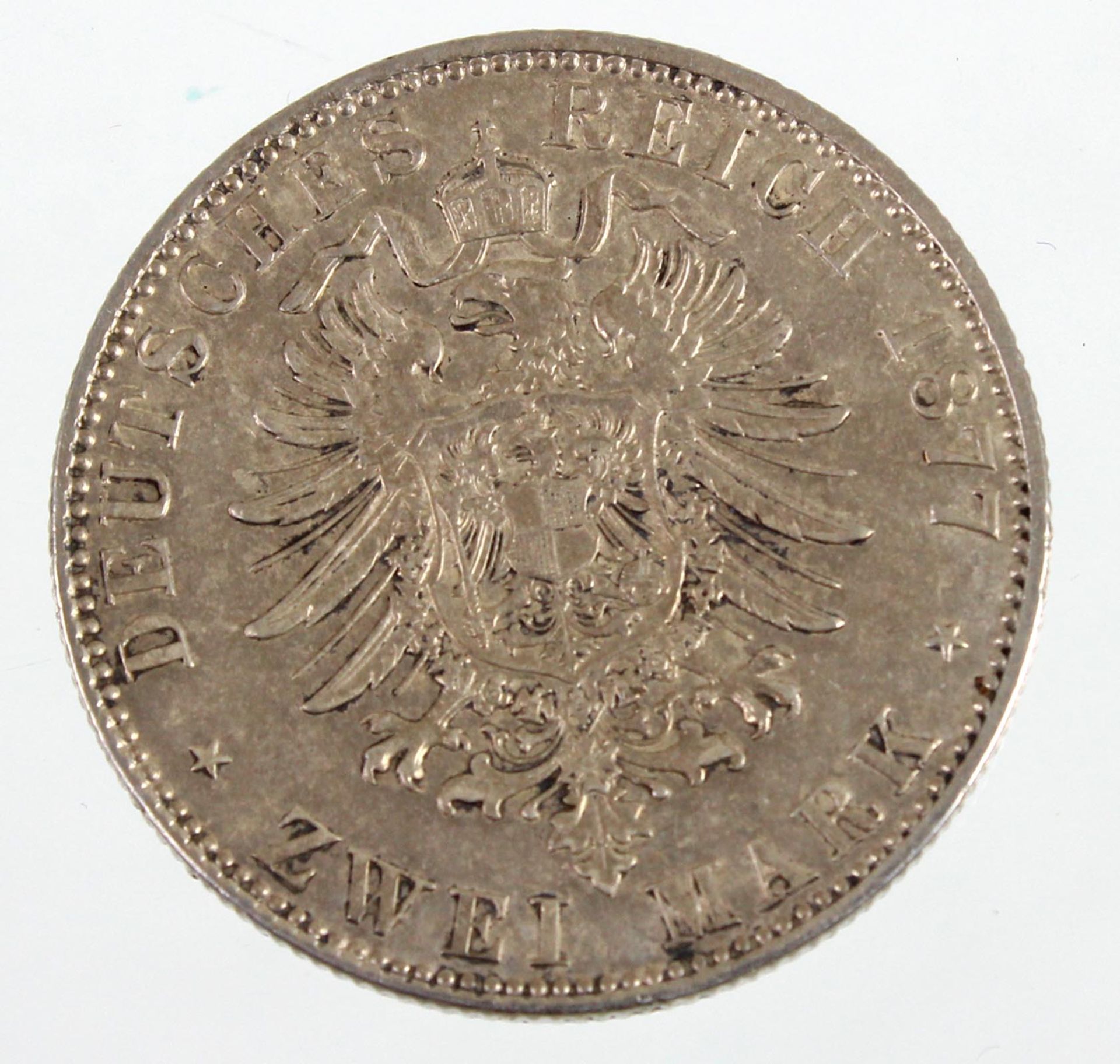 2 Mark Wilhelm I Preussen 1877 A - Bild 2 aus 2