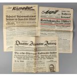 3 Zeitungen Januar 1933