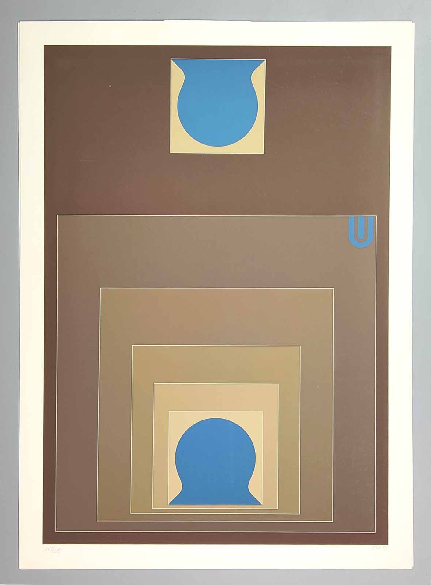 abstrakte Komposition ohne Titel - Ado, Satu 1974