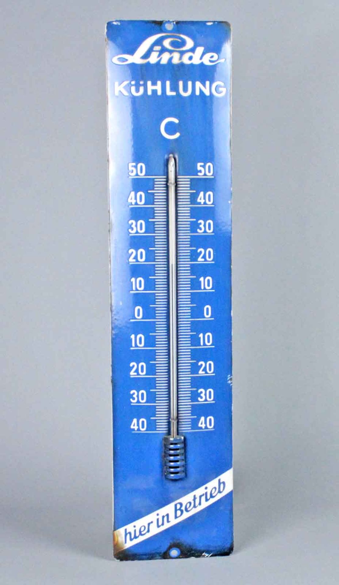 emailliertes Wandthermometer *Linde*