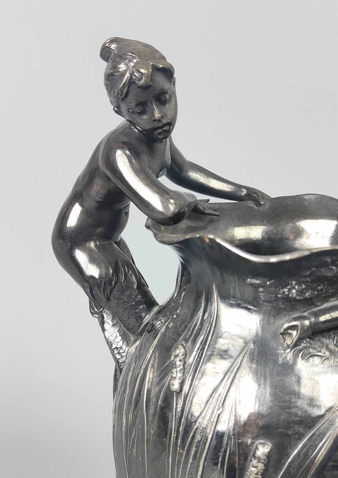 WMF Jugendstil Vase Meerjungfrau um 1910 - Image 2 of 4