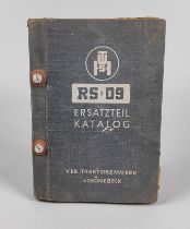 Ersatzteil Katalog RS 09 von 1963