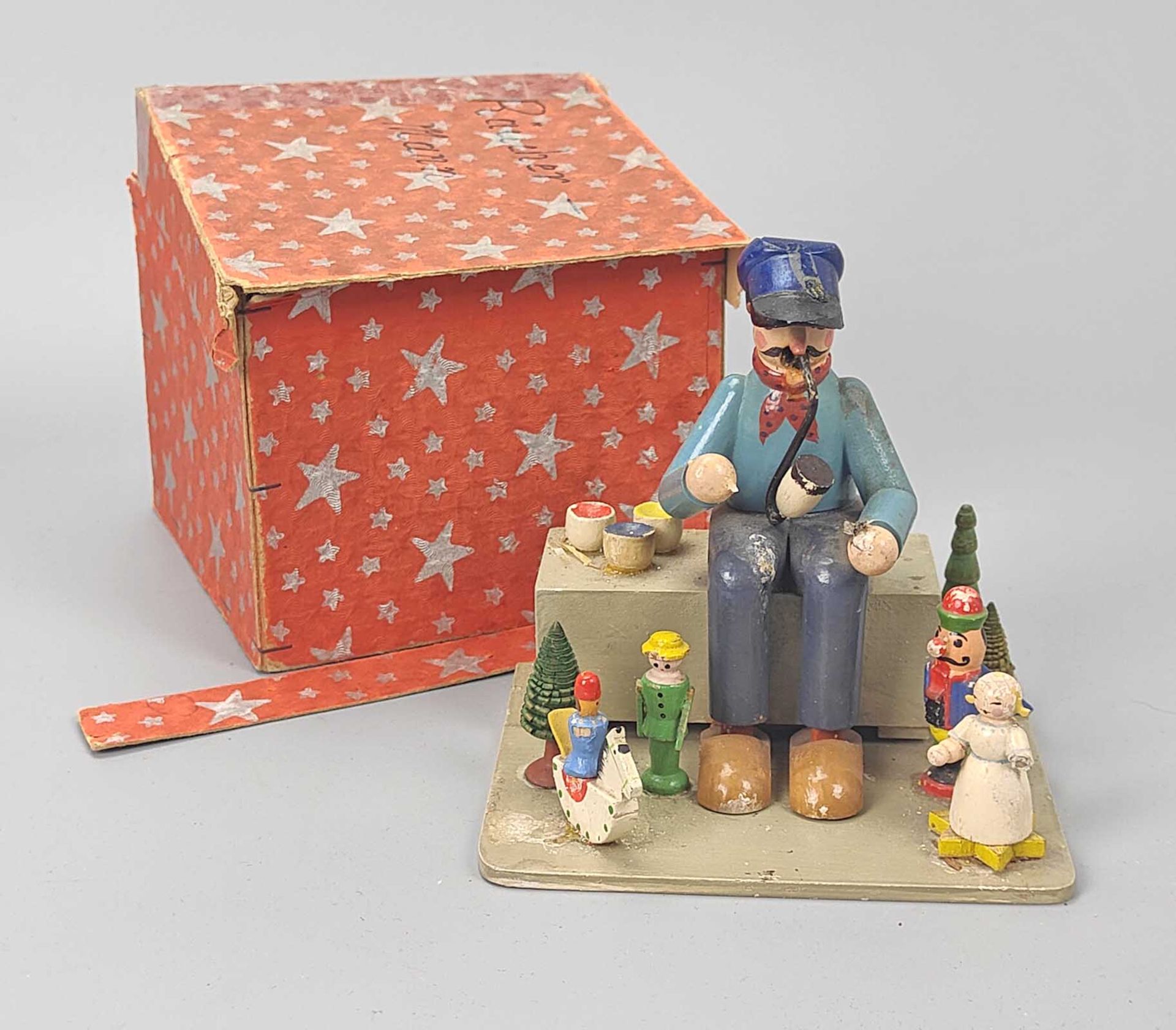 Figurine Wendt & Kühn - Garçon Avec Harmonica - Rareté - Neuf En Boîte