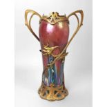 Jugendstil Vase Teplitz-Schönau um 1900