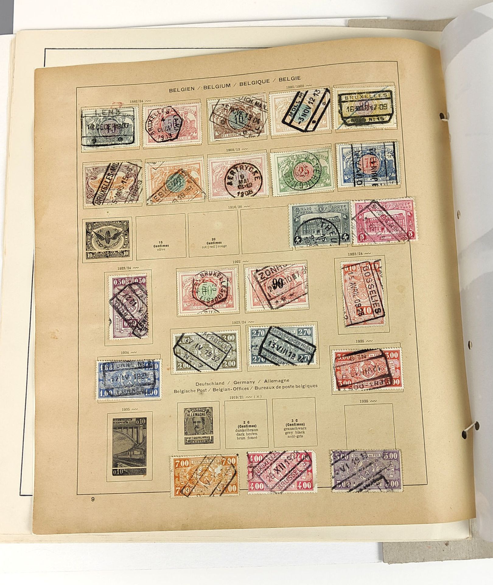 Sammlung Briefmarken Belgien, Niederlande 1867/1937 - Image 6 of 6