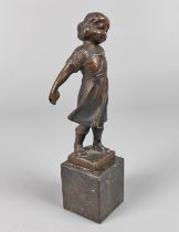 Bronze Miniatur - Bauer, M.