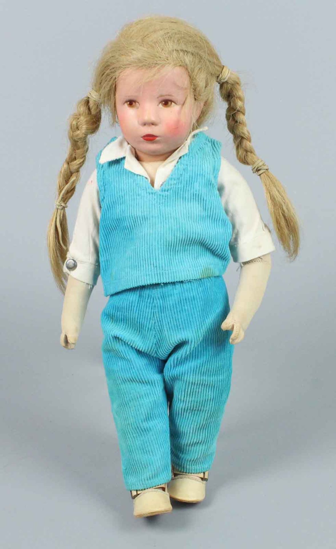 Käthe Kruse-Puppe um 1950 - Bild 2 aus 2