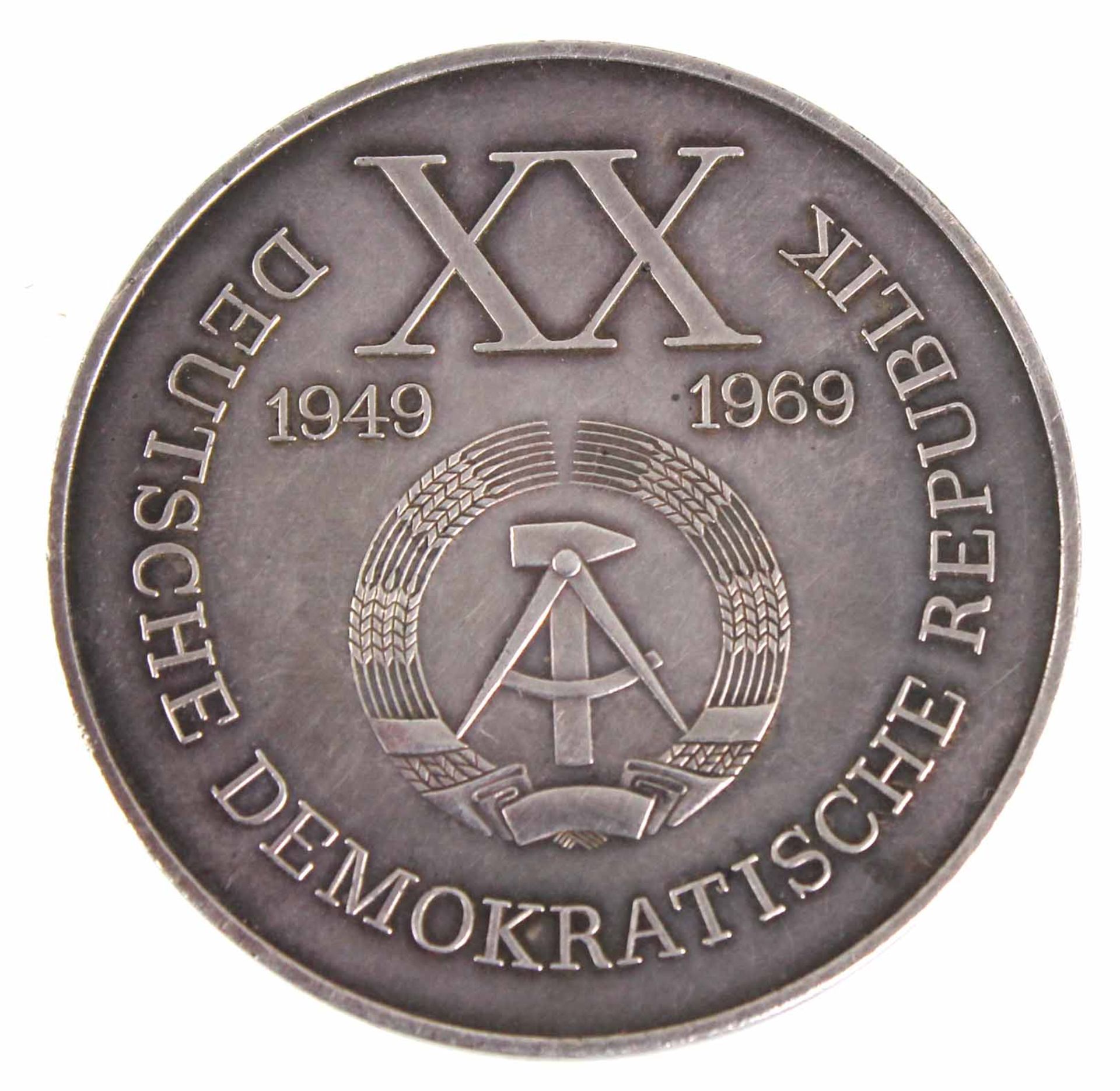 DDR Silber Medaille Wilhelm Pieck 1969 - Bild 2 aus 2