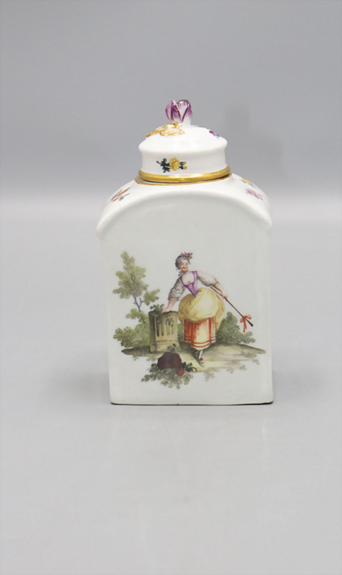 Teedose / A tea caddy, Meissen, um 1770 - Bild 3 aus 5