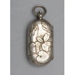 Jugendstil Portemonnaie mit Alpenveilchen / An Art Nouveau purse with cyclamen, Frankreich, um 1900