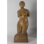 Georges WASTERLAIN (1889-1963), Art Déco Skulptur 'Weiblicher Torso' / A sculpture of a female ...