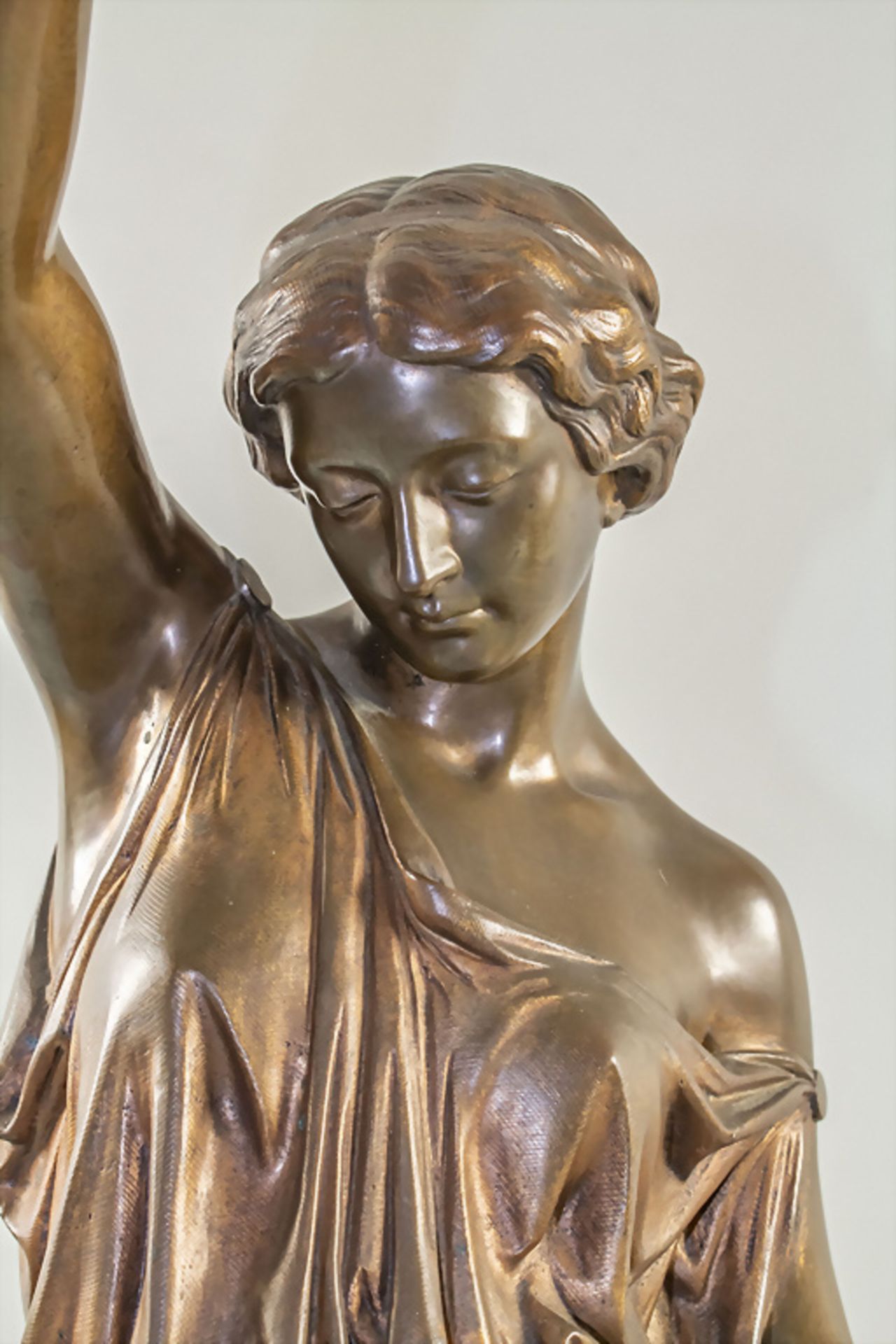 Bronzeskulptur der Flora / A bronze sculpture of Flora, Aime Millet, Frankreich um 1900 - Image 2 of 7