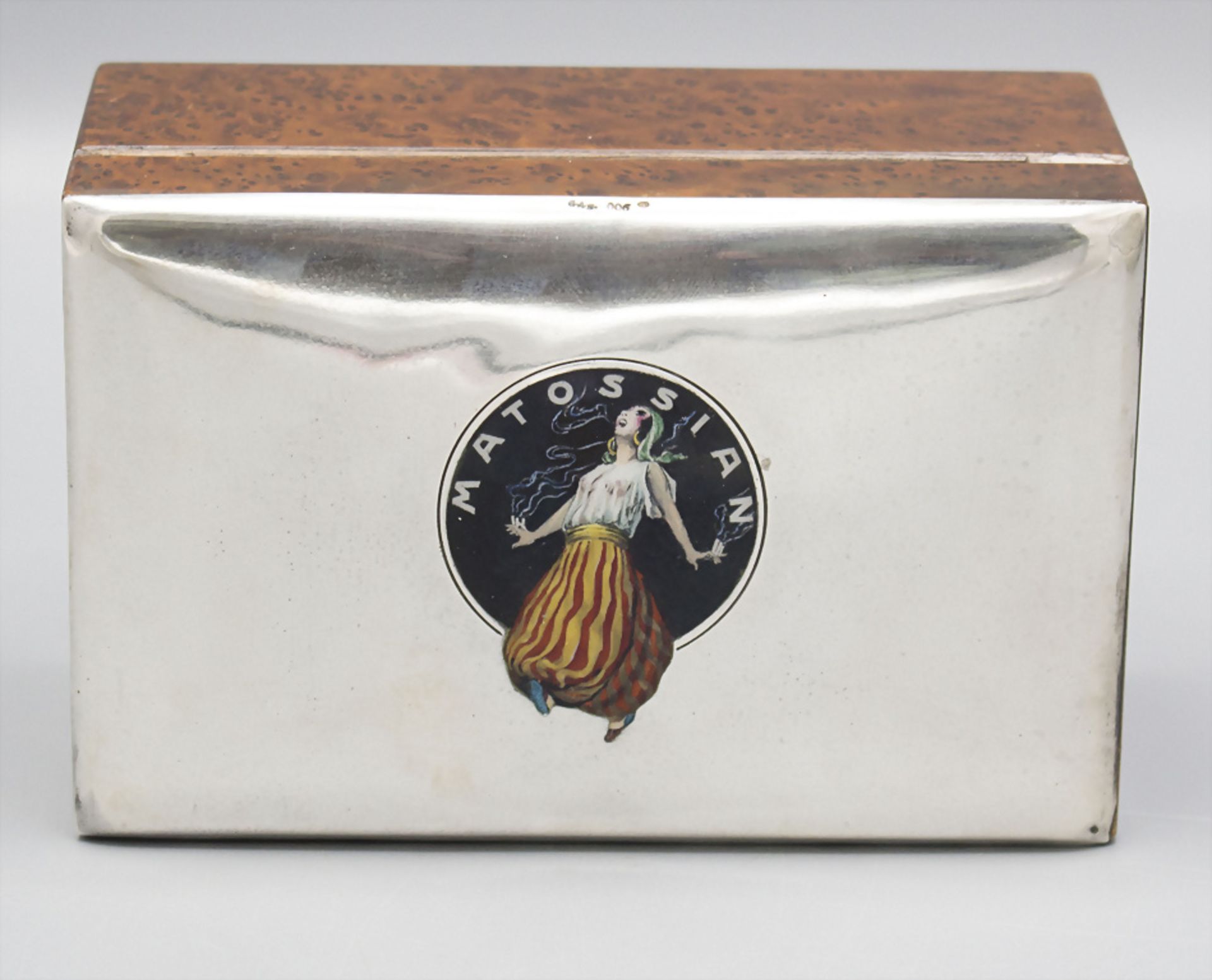 Jugendstil Silber Zigarettendose / An Art Nouveau silver cigarette box, Georg Adam Scheid ...