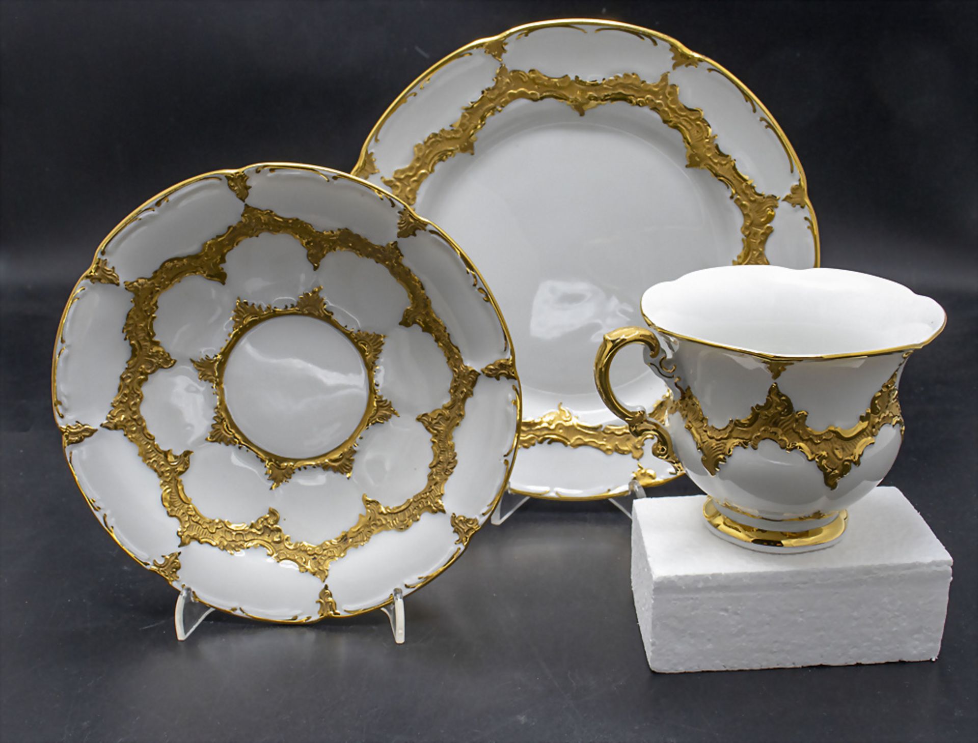 Prunkgedeck / A splendid set, Meissen, nach 1934 - Bild 2 aus 3