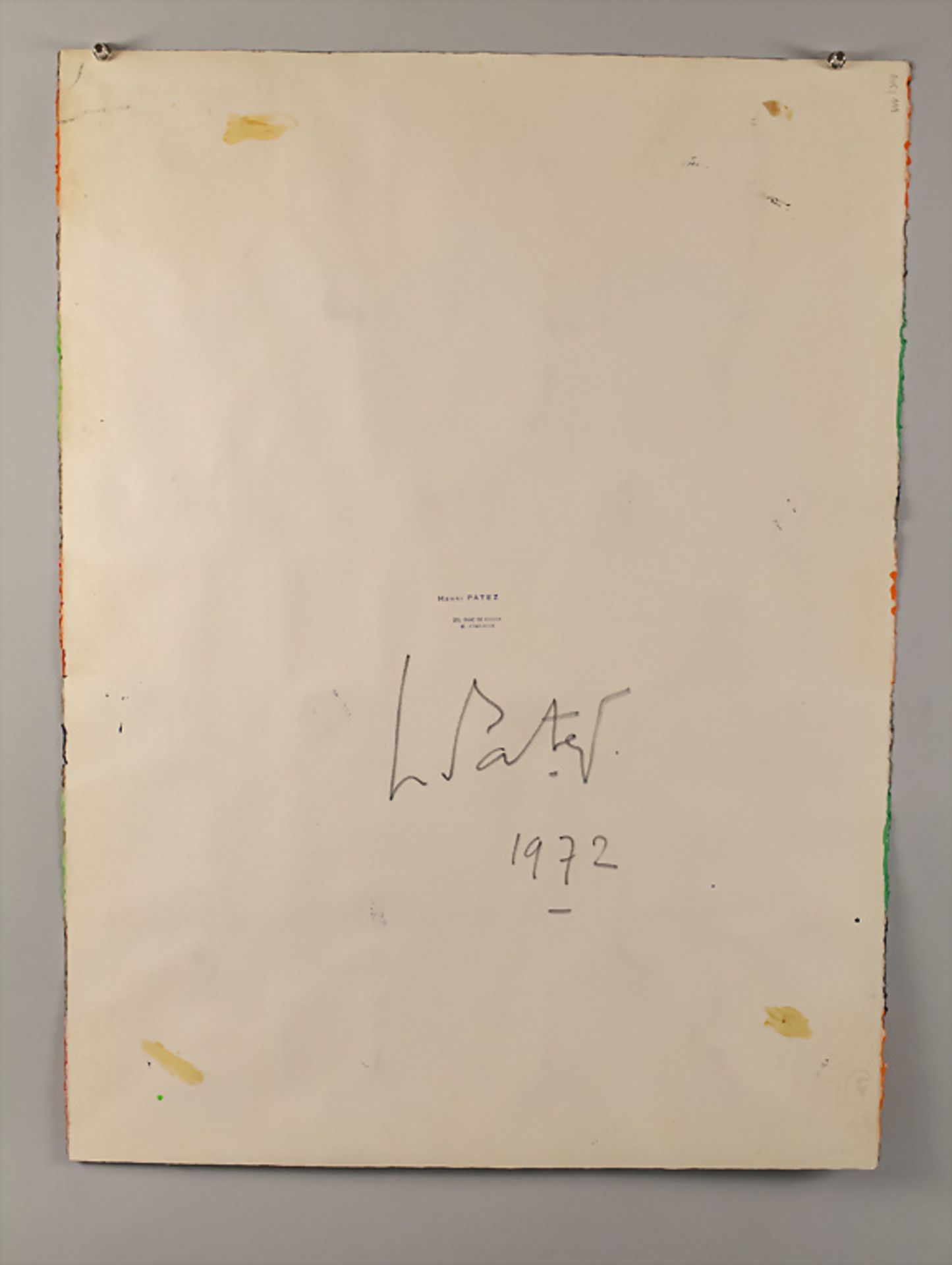 Henri PATEZ (1927-2014), 'Composition géométrique' / 'Geometrische Komposition', 1972 - Bild 4 aus 4