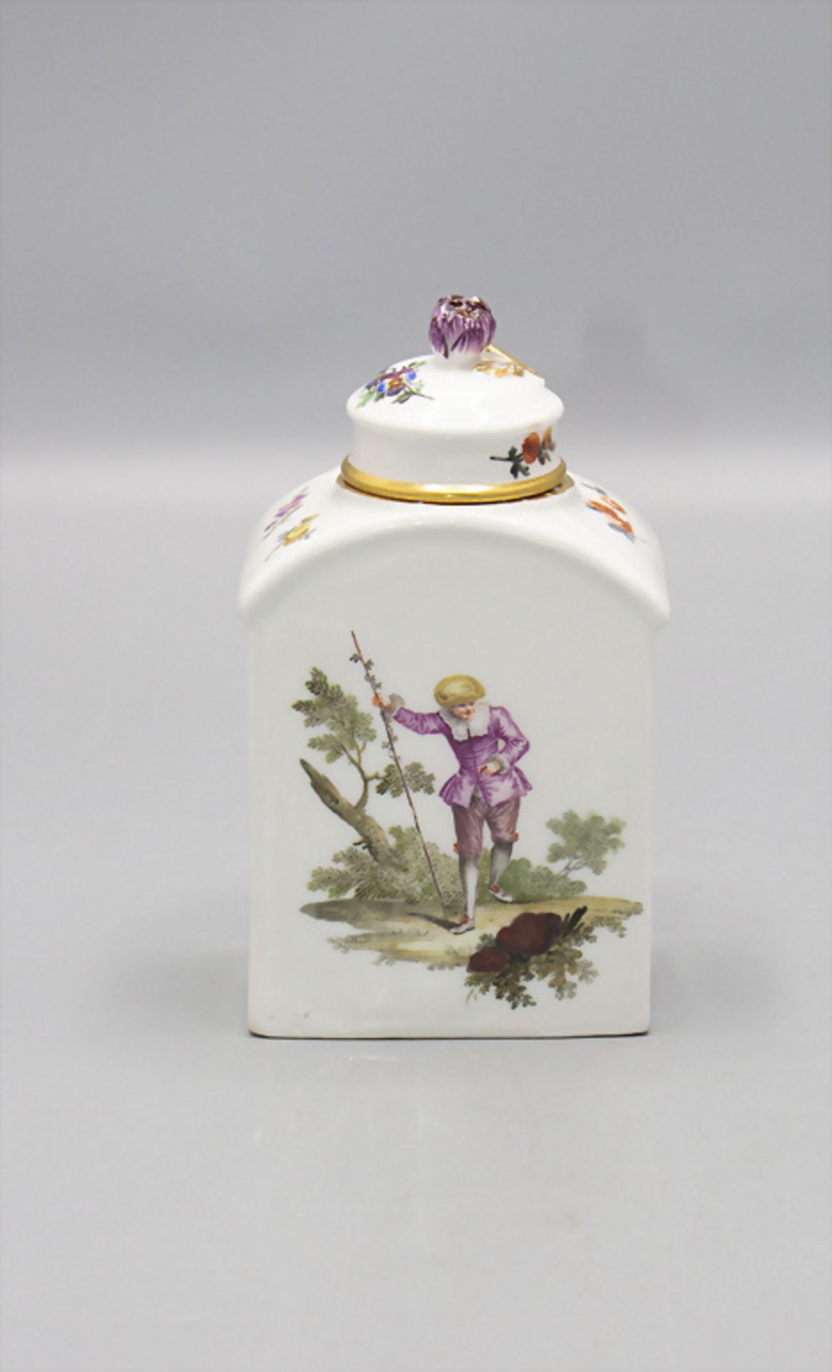 Teedose / A tea caddy, Meissen, um 1770
