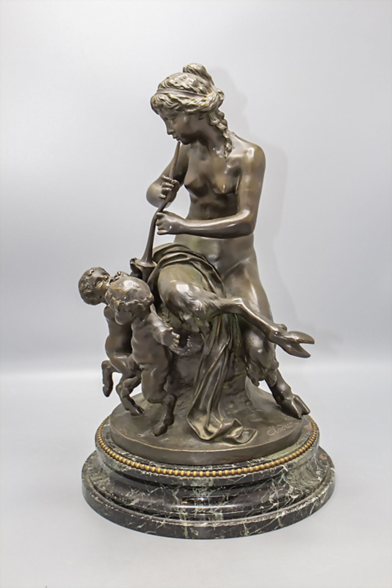 Claude-Michel CLODION (1738- 1814), 'Faunmädchen mit Kindern' / 'A faun girl with kids' - Image 2 of 7