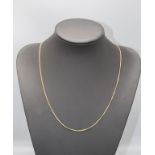 Panzerkette in Gold / A 14 ct gold necklace