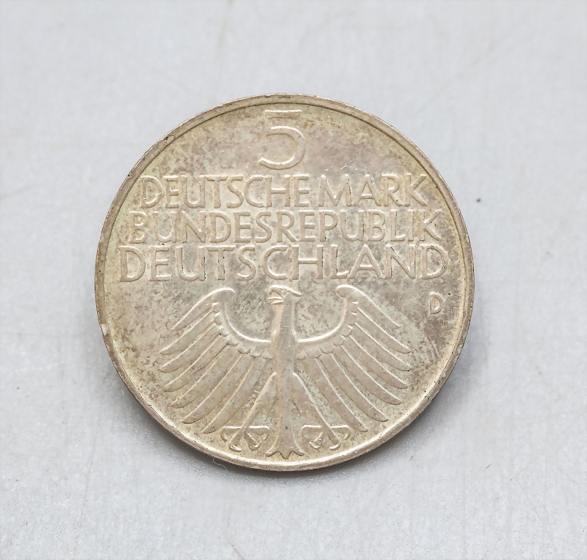5 DM Gedenkmünze 'Germanisches Museum', 1952 - Image 2 of 2