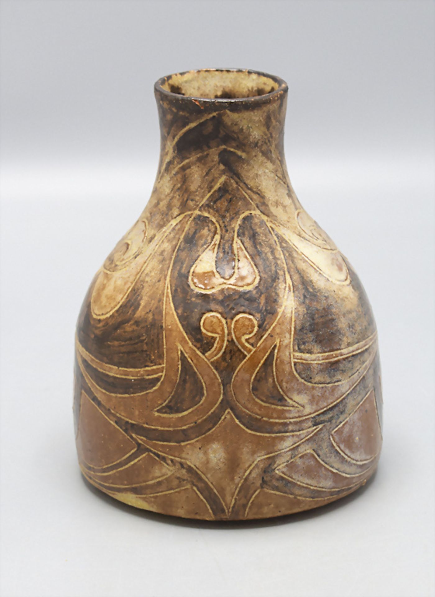 Arts & Crafts Keramik Vase / An Arts & Crafts ceramic vase, wohl Frankreich, um 1900