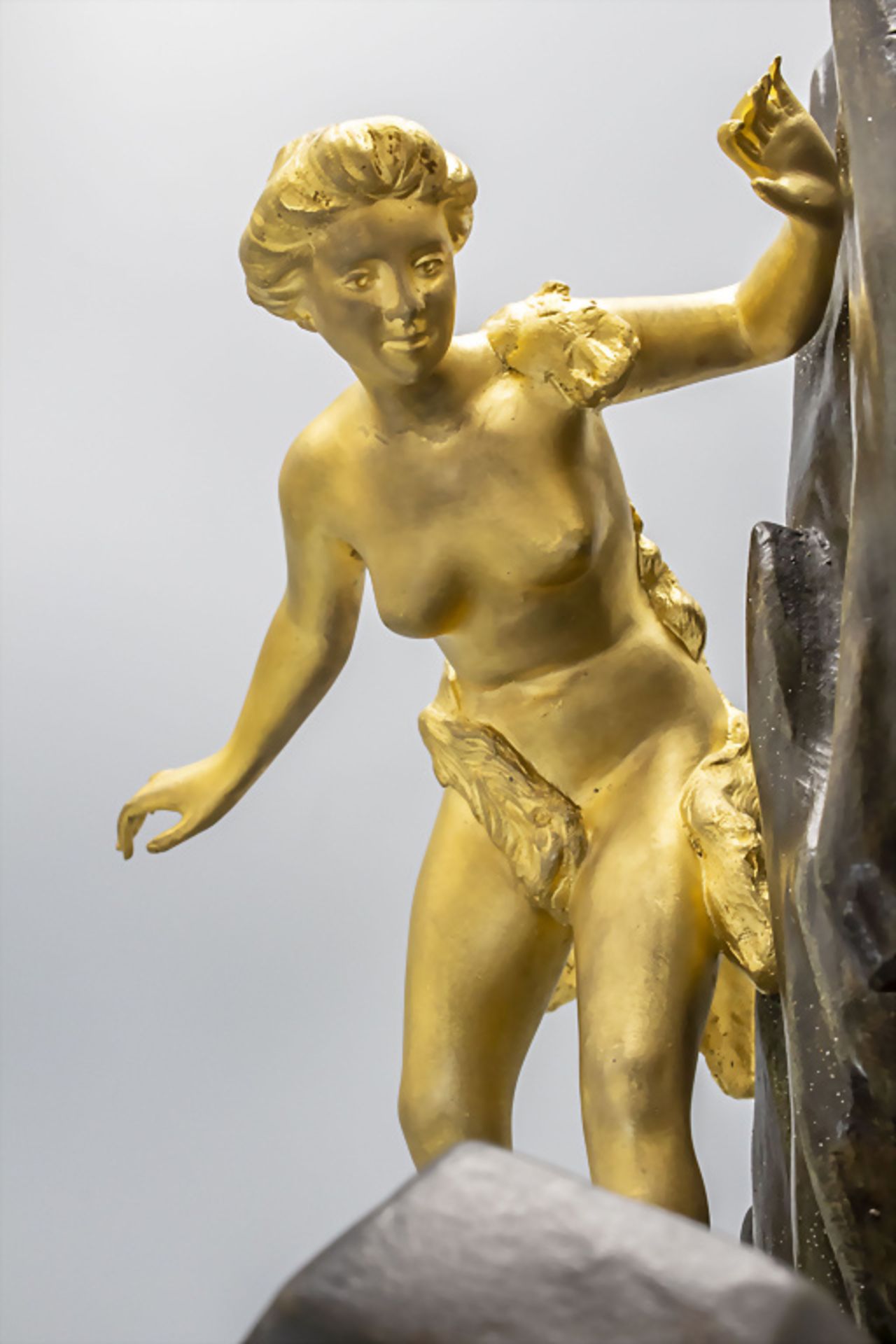 Henri GODET (1863-1937), Jugendstil Bronze Akt mit Grotte Mystérieuse - Image 2 of 11