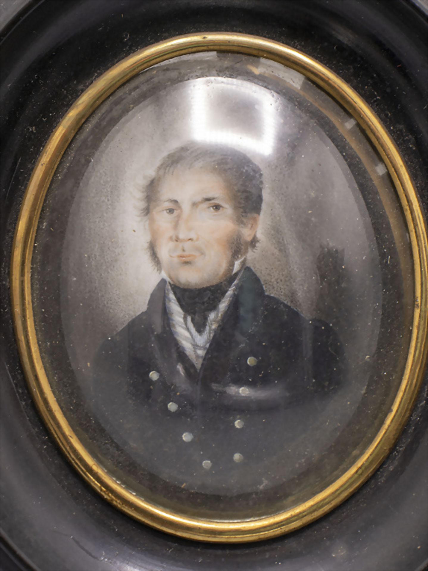 Miniatur Porträt eines Herrn / A miniature portrait of a gentleman, England, um 1800
