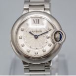 Damenarmbanduhr / A ladies wristwatch, Cartier Ballon Bleu, Schweiz/Swiss, 2014