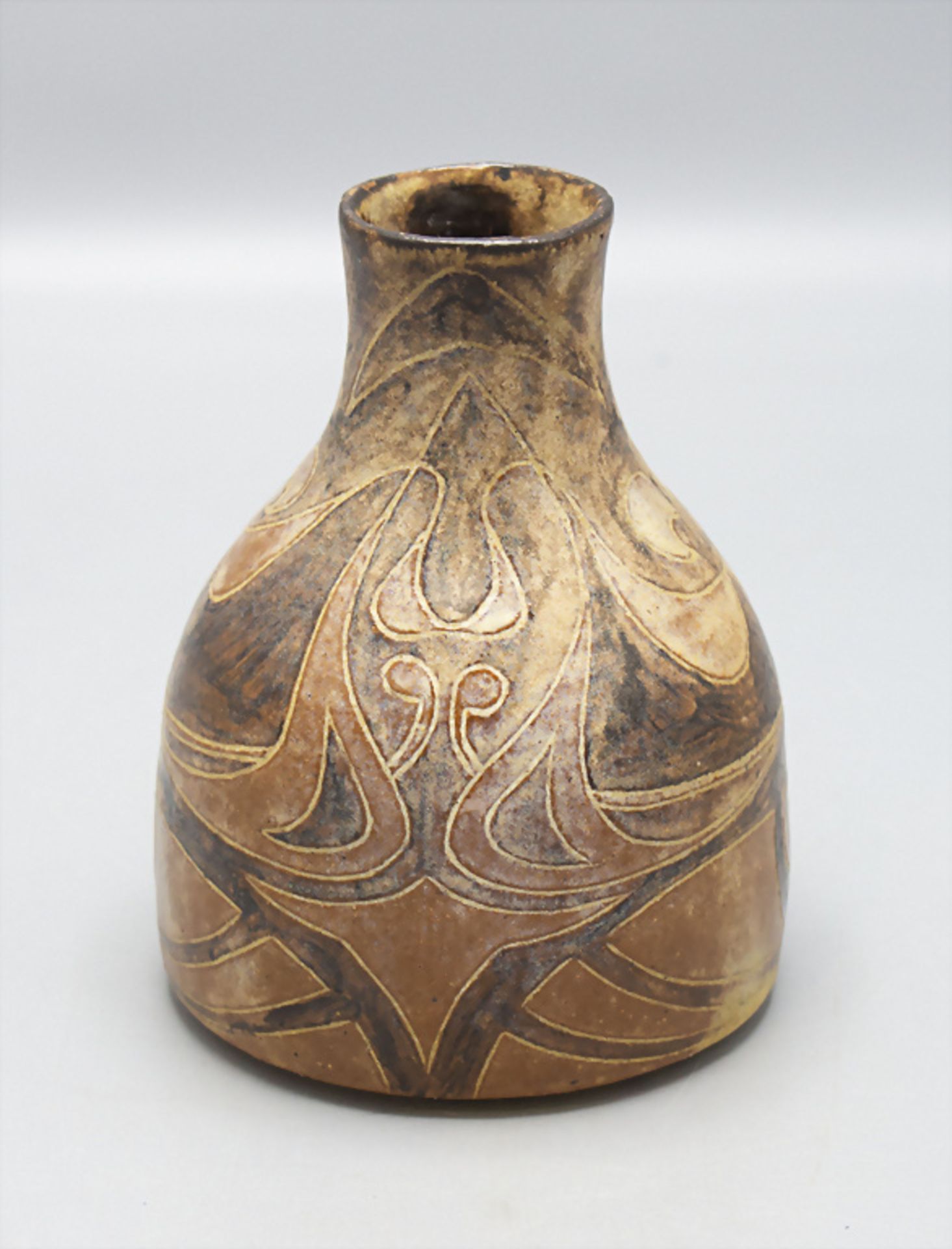 Arts & Crafts Keramik Vase / An Arts & Crafts ceramic vase, wohl Frankreich, um 1900 - Image 3 of 5