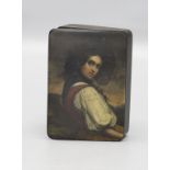 Schnupftabakdose 'Junge Bernerin' / Tabatiere 'Jeune Bernoise' / A snuff box, Stobwasser, ...