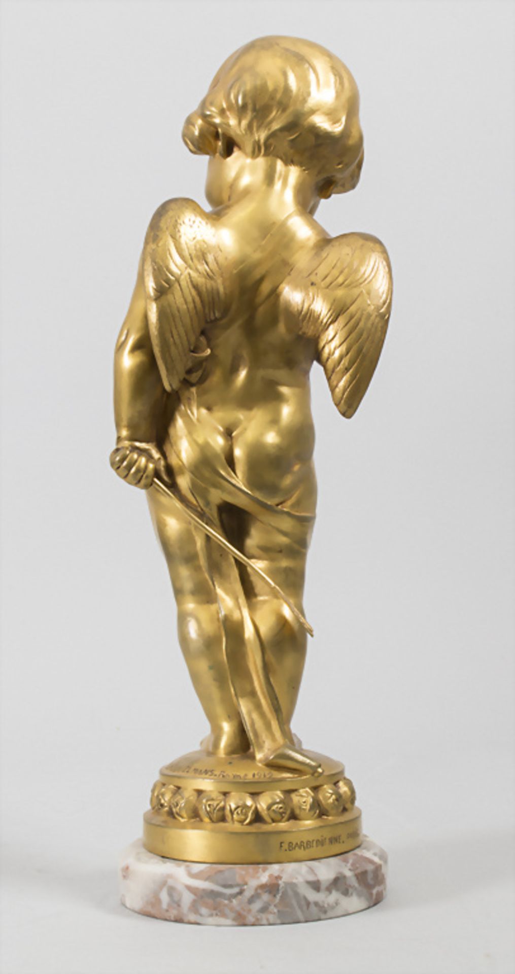 Lucienne Antoinette Heuvelmanns (1885-1944), Bronze 'Nachdenklicher Amor' / A bronze sculpture ... - Image 3 of 9