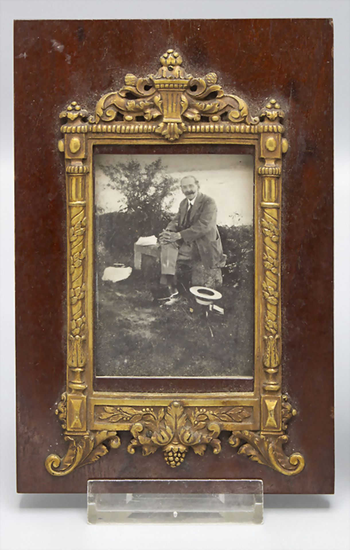 Paar Gründerzeit Fotorahmen / A pair of picture frame, um 1880 - Image 2 of 4