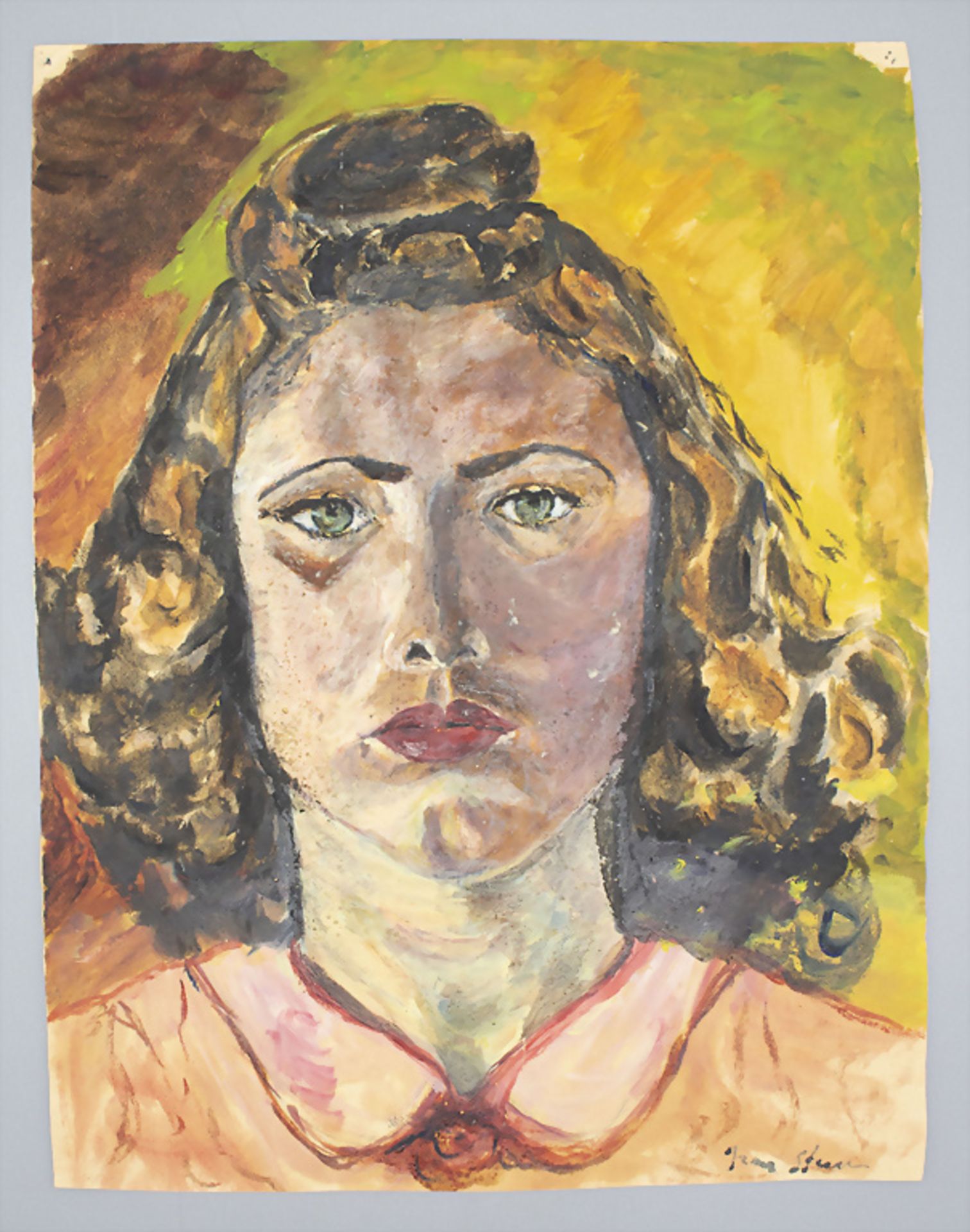 Irma STERN (1894-1966), 'Frauenportrait' / 'A ladies portrait'