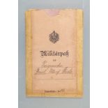 Militär-Pass / A military passport, Jahresklasse 1904