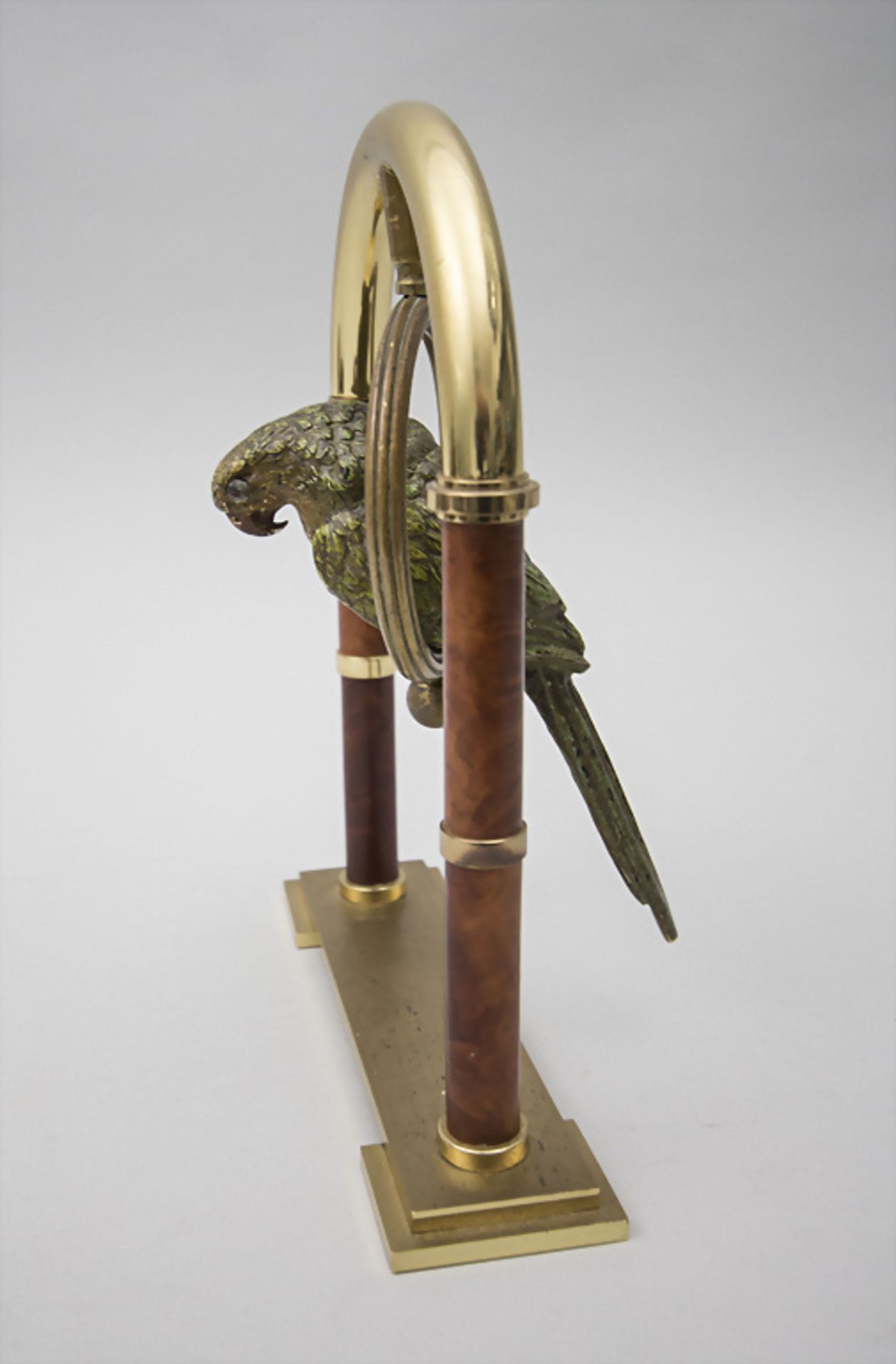 Bronze Papagei / A bronze parrot, 20. Jh. - Image 5 of 6
