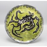 Keramik-Künstlerteller / An artist ceramic plate, Jean Lurcat (Bruyères 1892-1966 ...