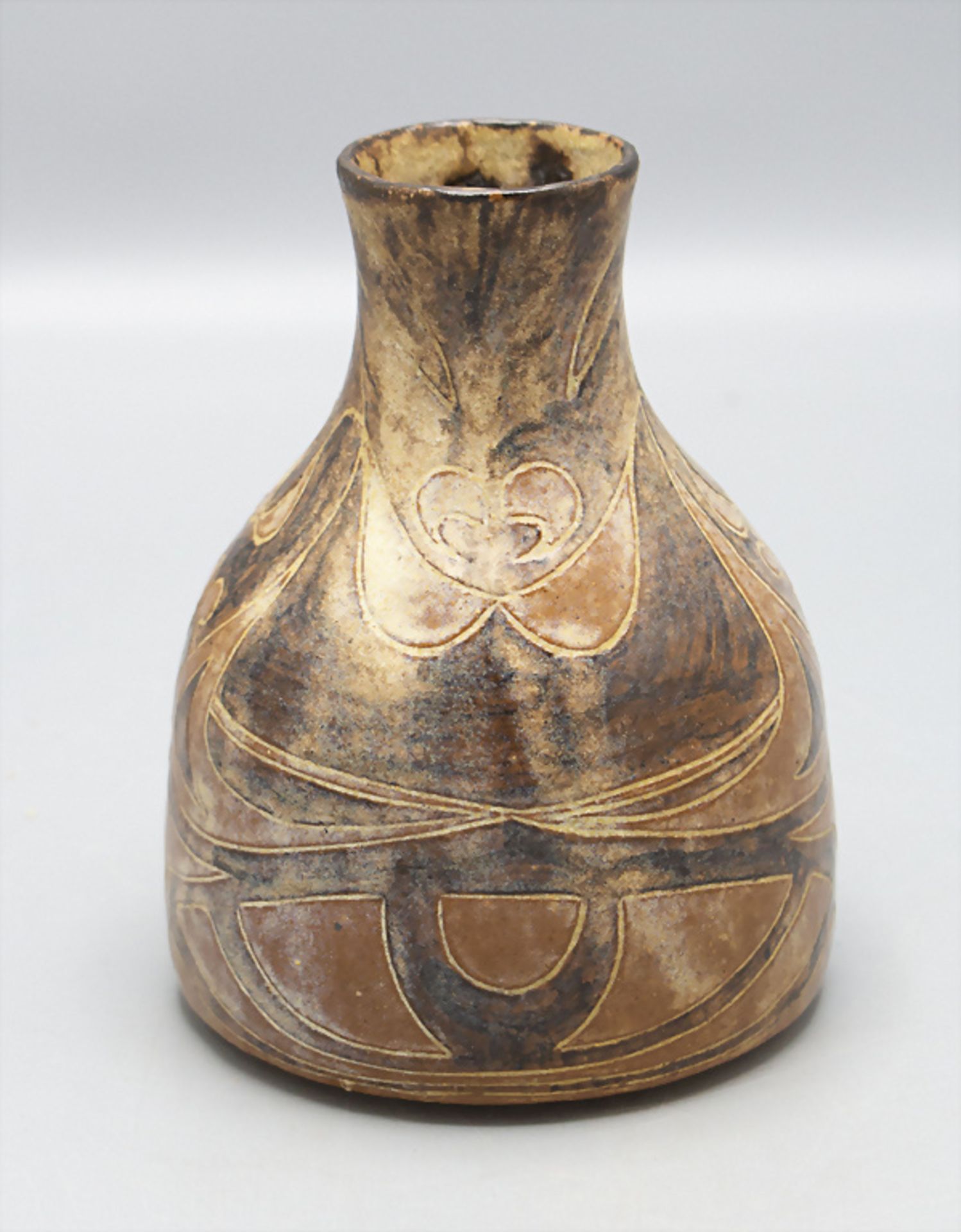 Arts & Crafts Keramik Vase / An Arts & Crafts ceramic vase, wohl Frankreich, um 1900 - Image 2 of 5