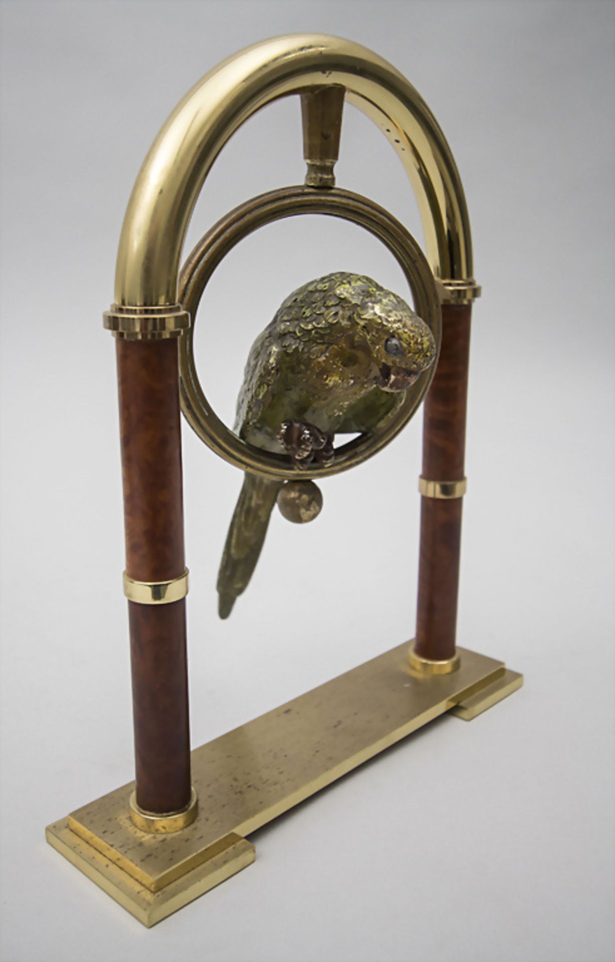 Bronze Papagei / A bronze parrot, 20. Jh.