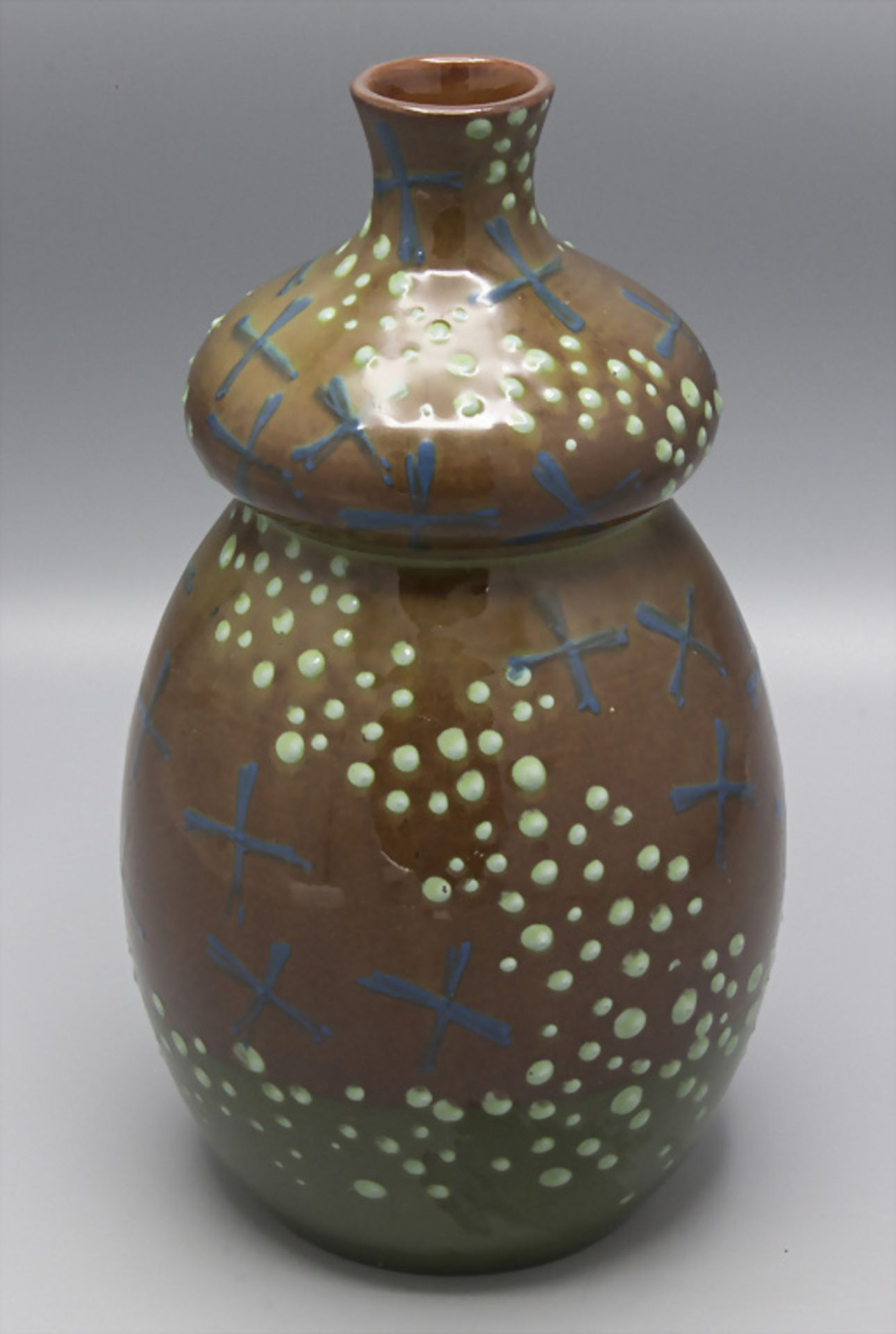 Jugendstil Vase / An Art Nouveau vase, Utzschneider & Cie., Sarreguemines, um 1900