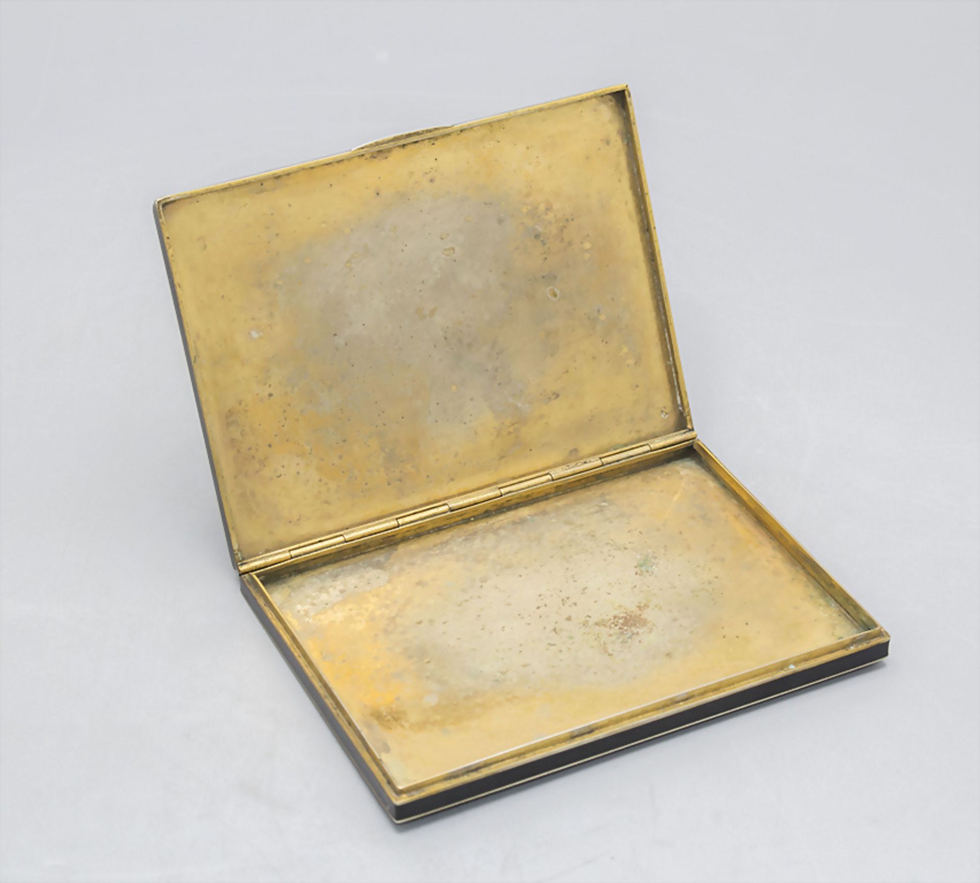 Art Déco Zigarettenetui / An Art Deco silver cigarette case, um 1920 - Image 3 of 4
