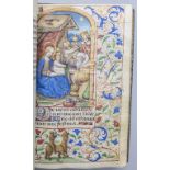 Pracht-Manuskript, Stundenbuch / A gothic splendid book of hours with illuminations, ...