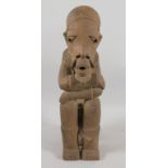 Terracottafigur der Nok-Kultur Nigeria / A terracotta figure of the Nok culture Nigeria (900 ...