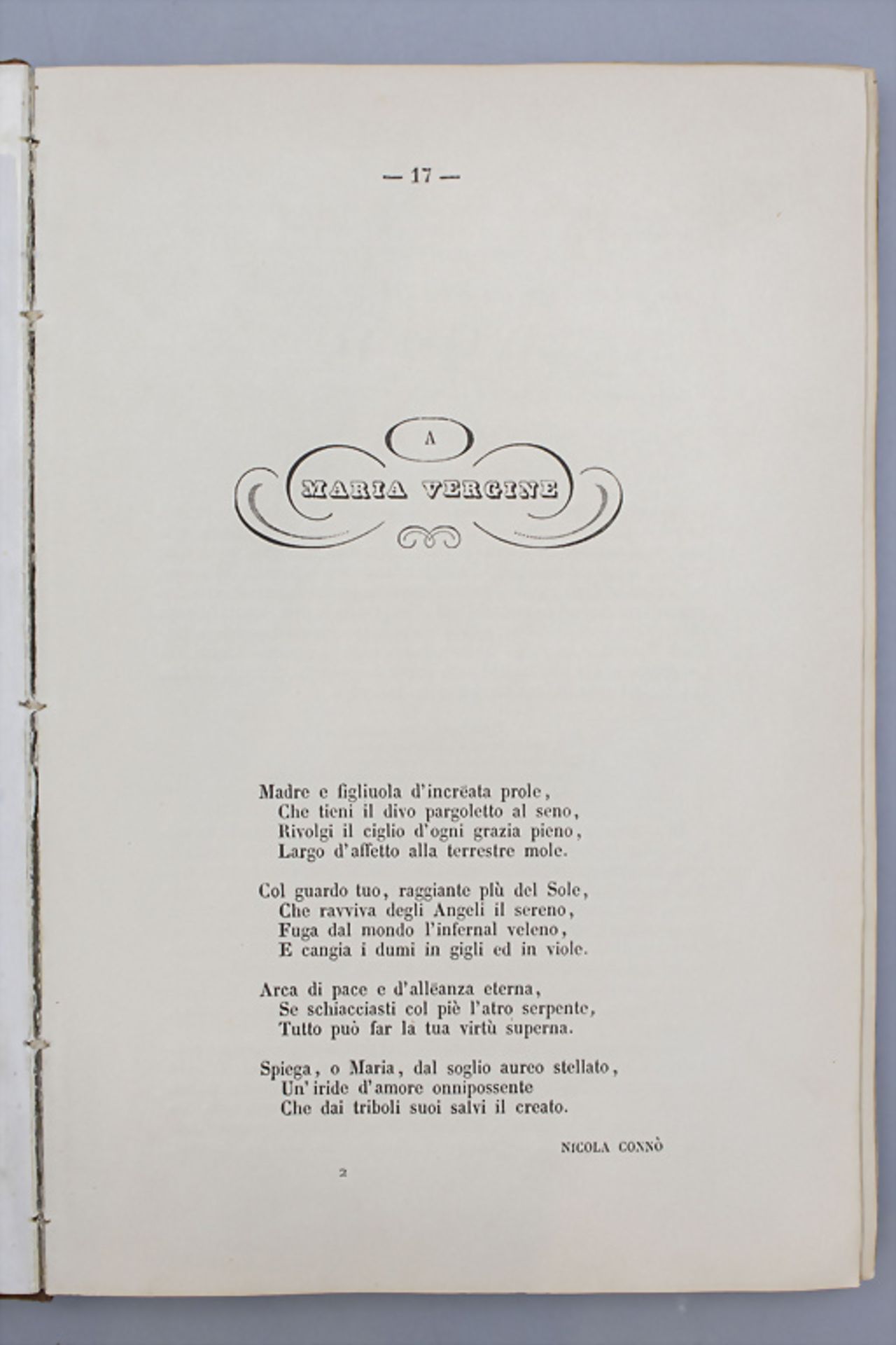 Einband mit 5 neapolitanische Gouachen / A binding with 5 Neapolitan gouaches, 1858 - Image 5 of 13