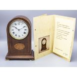 Englische Tischuhr / An English Edwardian style table clock, 20. Jh.