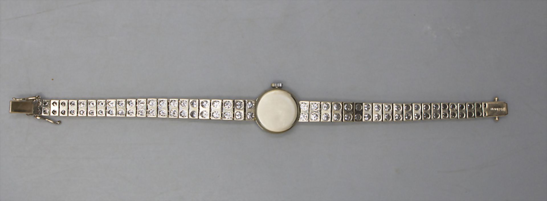 Damenarmbanduhr / An 18 ct gold ladies wristwatch with box, Omega - Image 3 of 5