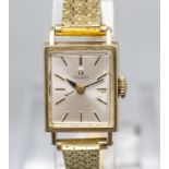 Damenarmbanduhr / An 14 ct gold ladies wristwatch, Tissot, Schweiz / Swiss