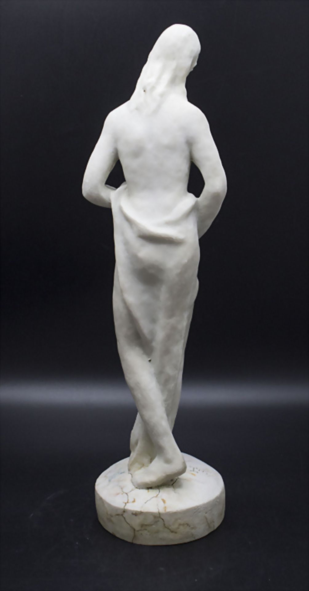 Art Déco Skulptur einer jungen Frau / An Art Deco sculpture of a young woman, um 1920/30 - Image 4 of 7