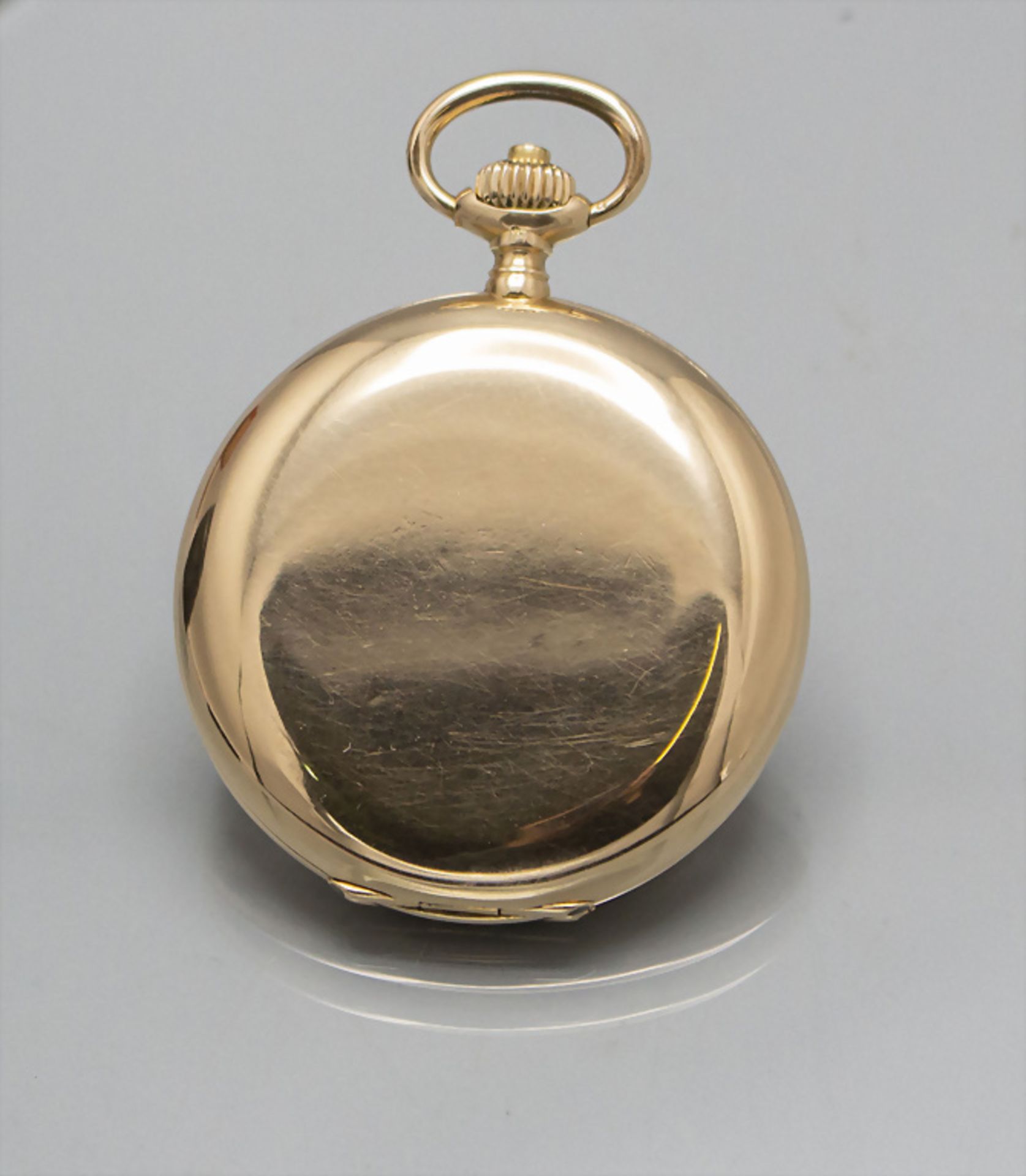 Savonette / Taschenuhr / A 14 ct gold pocket watch, Longines, Schweiz / Swiss, um 1920 - Image 9 of 10