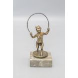 Kleiner Bronze Satyr / Faun / A bronze figure of a satyr, um 1900
