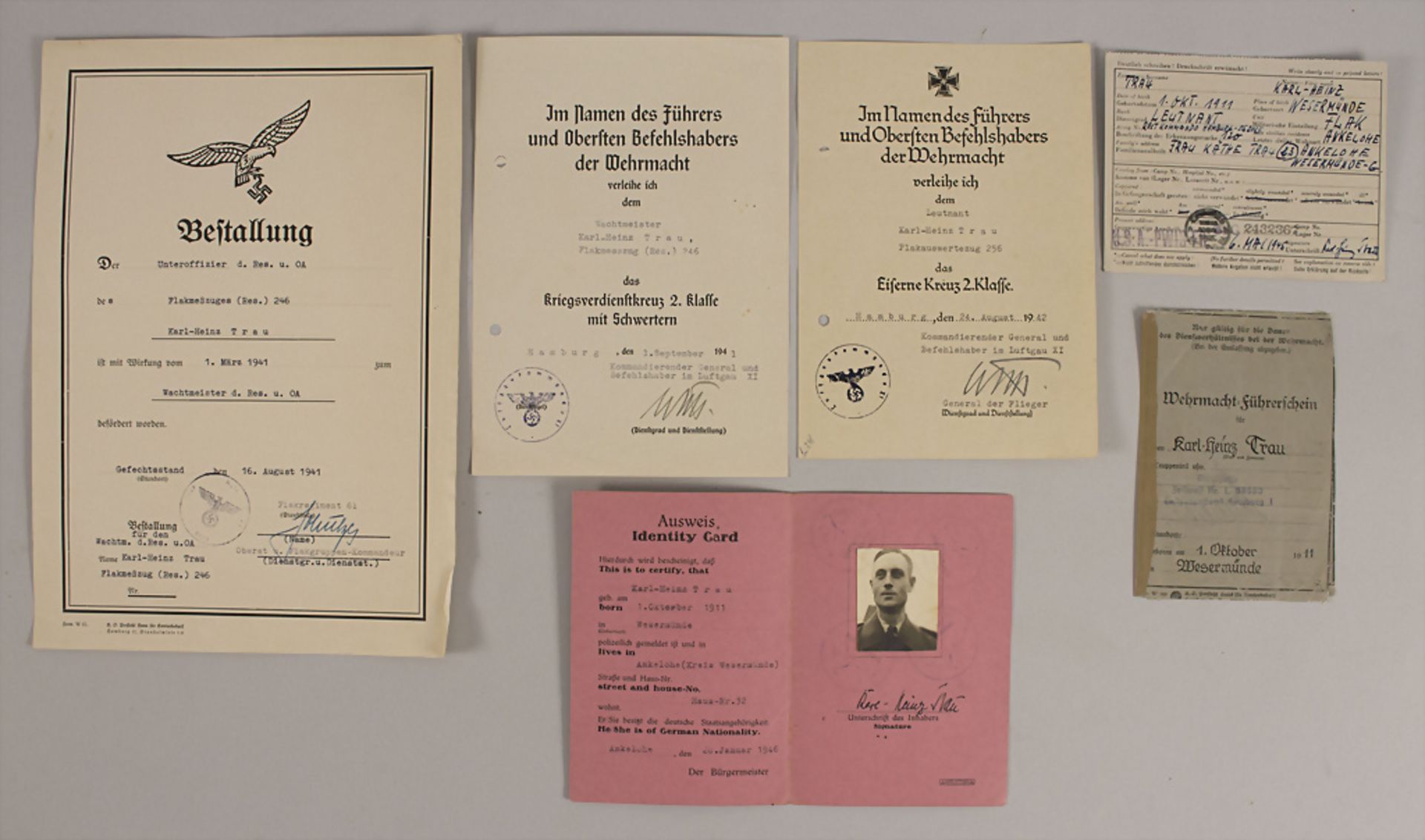 Konvolut Urkunden / A set of certificates