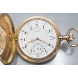 Savonette Taschenuhr / A 14 ct gold pocket watch, A. Lange & Söhne, Glashütte I/S, um 1920